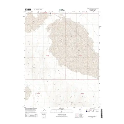 2014 Map of Bunejug Mountains, 2014 Print