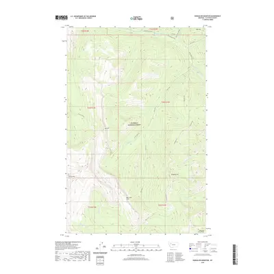 2020 Map of Bungalow Mountain, 2020 Print