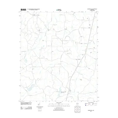 2012 Map of Bunker Hill, 2012 Print