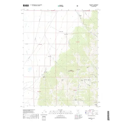 2018 Map of Bunker Hill, 2018 Print
