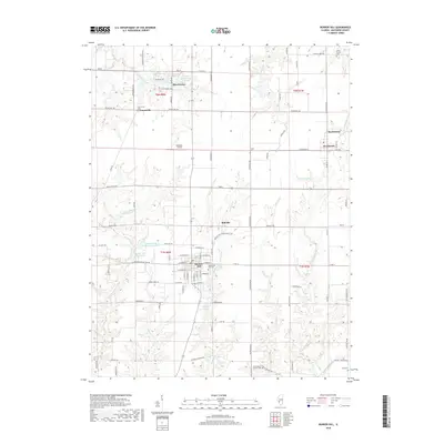2018 Map of Bunker Hill, 2018 Print