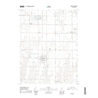 2021 Map of Bunker Hill, 2021 Print