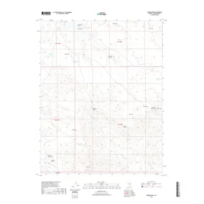 2018 Map of Bunker Peak, 2018 Print