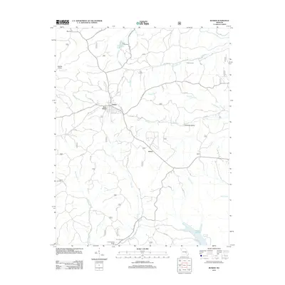 2012 Map of Bunker, 2012 Print