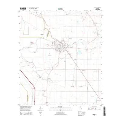 2015 Map of Bunkie, 2015 Print