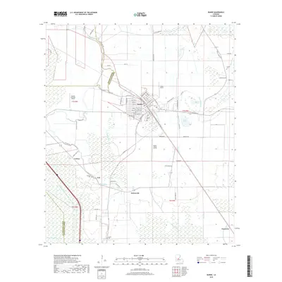 2018 Map of Bunkie, 2018 Print