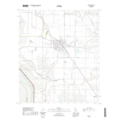 2020 Map of Bunkie, 2020 Print