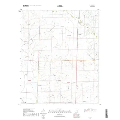 2020 Map of Bunn, 2020 Print