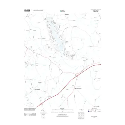 2013 Map of Bunn East, 2013 Print