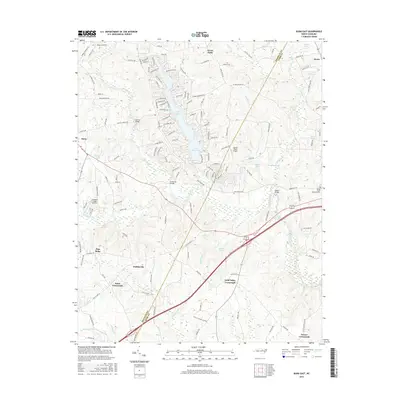 2016 Map of Bunn East, 2016 Print