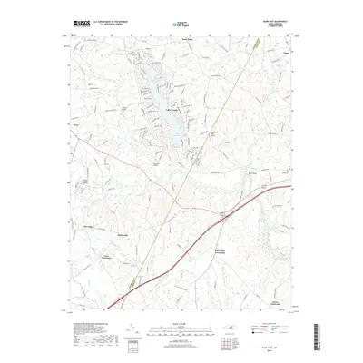 2019 Map of Bunn East, 2019 Print