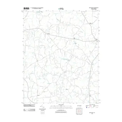 2010 Map of Bunn West, 2010 Print