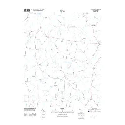2013 Map of Bunn West, 2013 Print