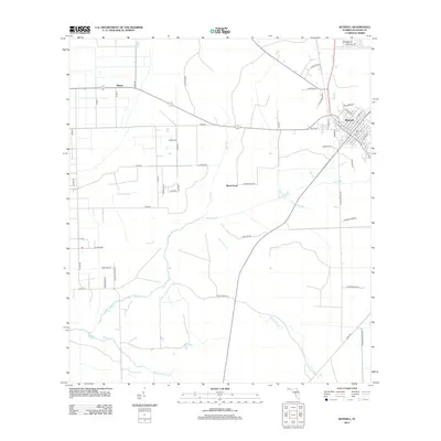 2012 Map of Bunnell, 2012 Print
