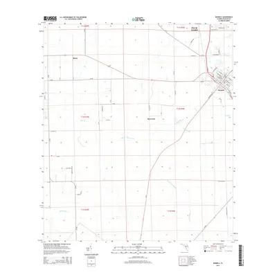 2015 Map of Bunnell, 2015 Print