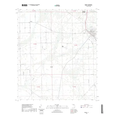 2018 Map of Bunnell, 2018 Print