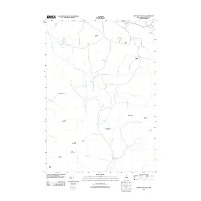 2012 Map of Bunnell Mountain, 2012 Print