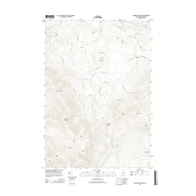 2015 Map of Bunnell Mountain, 2015 Print