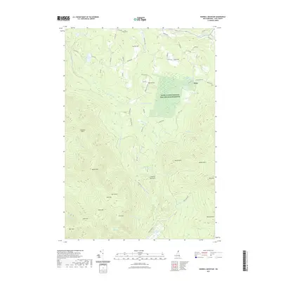 2021 Map of Bunnell Mountain, 2021 Print