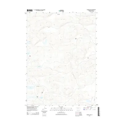 2014 Map of Bunner Lake, 2014 Print