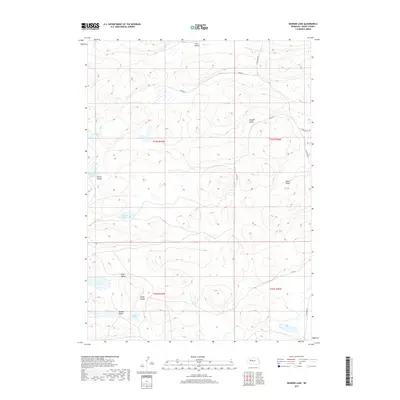 2017 Map of Bunner Lake, 2017 Print