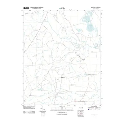 2010 Map of Bunnlevel, 2010 Print