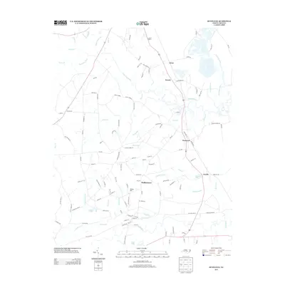 2013 Map of Bunnlevel, 2013 Print