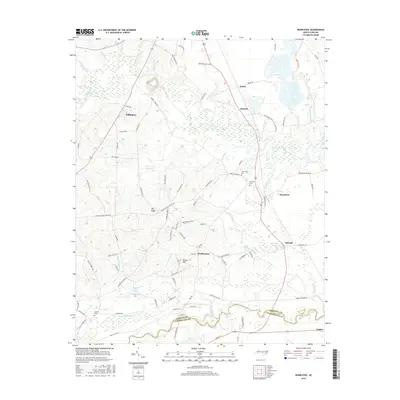 2016 Map of Bunnlevel, 2016 Print