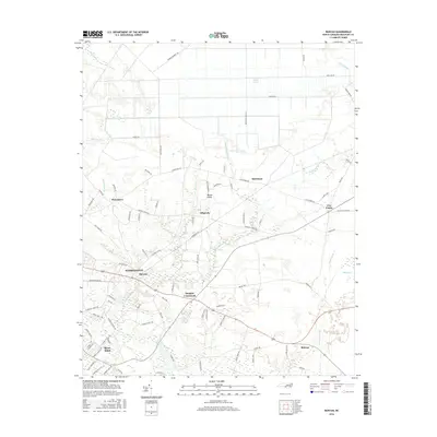 2016 Map of Bunyan, 2016 Print