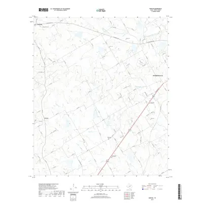 2019 Map of Bunyan, 2019 Print