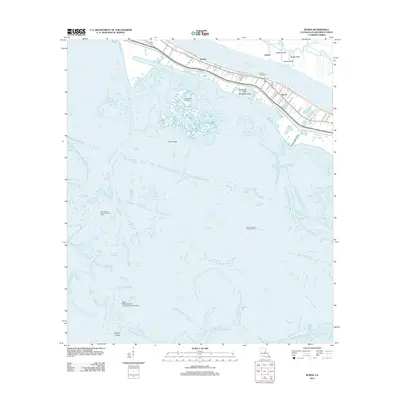 2012 Map of Buras, 2012 Print