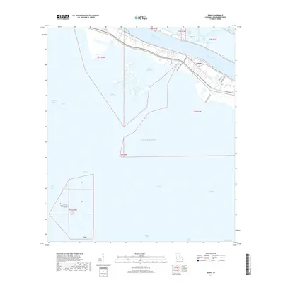 2018 Map of Buras, 2018 Print