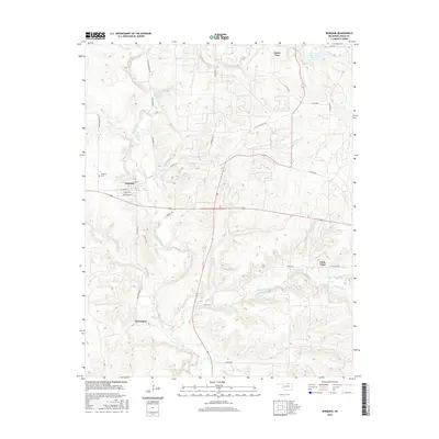 2016 Map of Burbank, 2016 Print