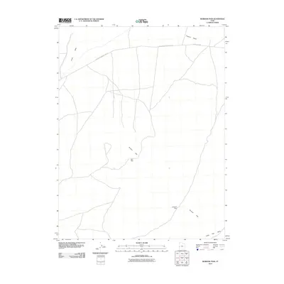 2010 Map of Burbank Pass, 2010 Print