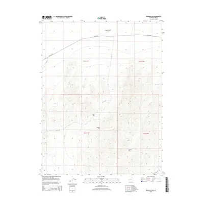 2014 Map of Burbank Pass, 2014 Print