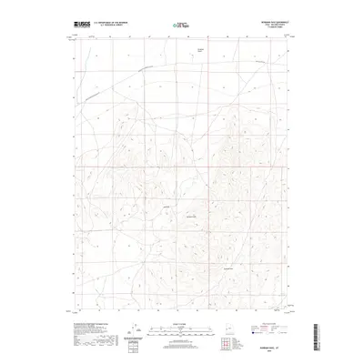 2020 Map of Burbank Pass, 2020 Print