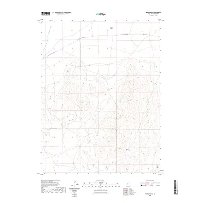 2023 Map of Burbank Pass, 2023 Print