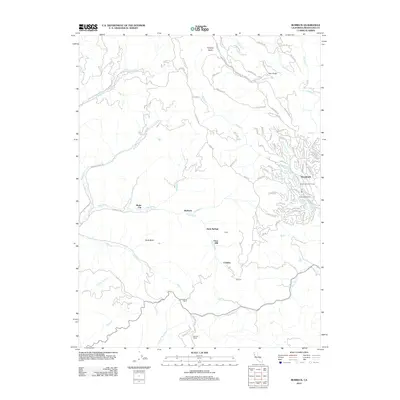 2012 Map of Burbeck, 2012 Print