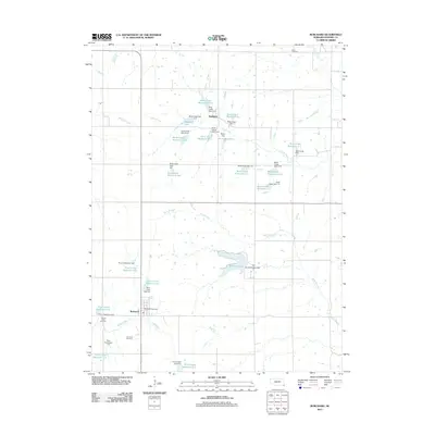 2011 Map of Burchard, 2011 Print