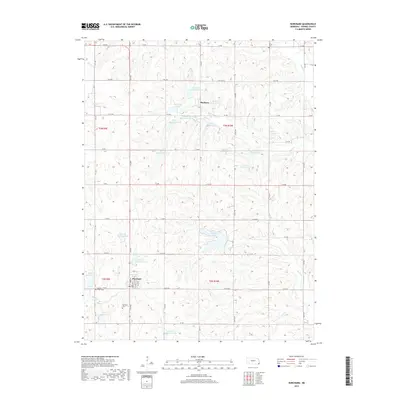 2017 Map of Burchard, 2017 Print