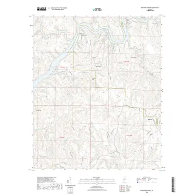 2020 Map of Burchfield Store, 2020 Print