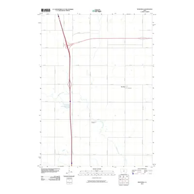 2010 Map of Burchinal, 2010 Print