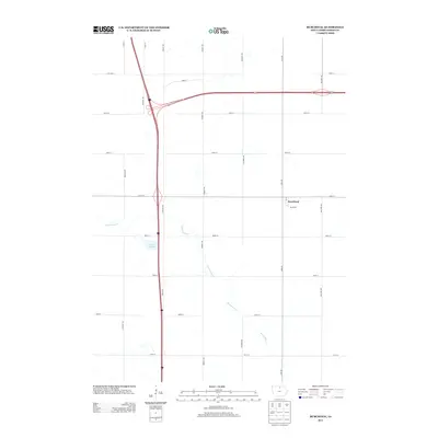 2013 Map of Burchinal, 2013 Print