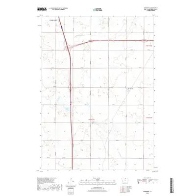 2018 Map of Burchinal, 2018 Print