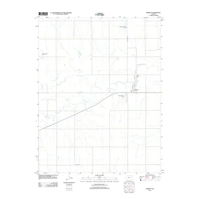 2012 Map of Burdett, 2012 Print