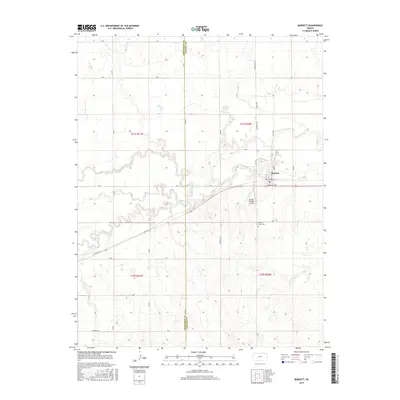 2015 Map of Burdett, 2015 Print