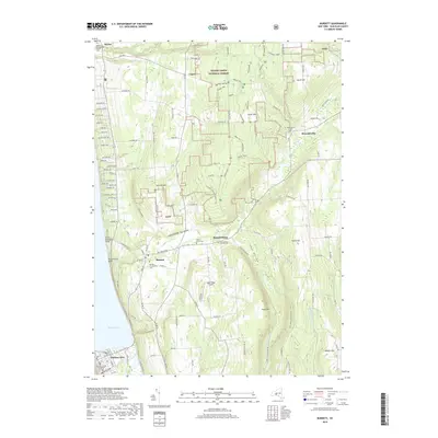 2019 Map of Burdett, 2019 Print