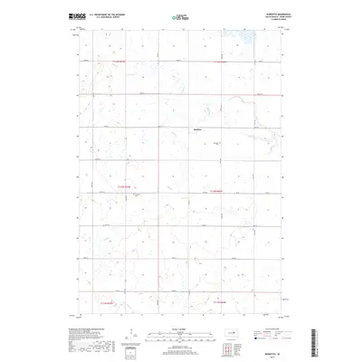 2017 Map of Burdette, 2017 Print