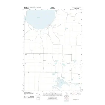 2011 Map of Burdickville, 2011 Print