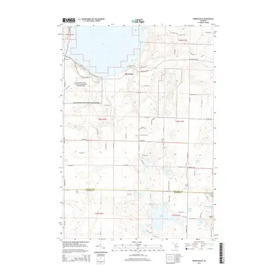 2014 Map of Burdickville, 2014 Print